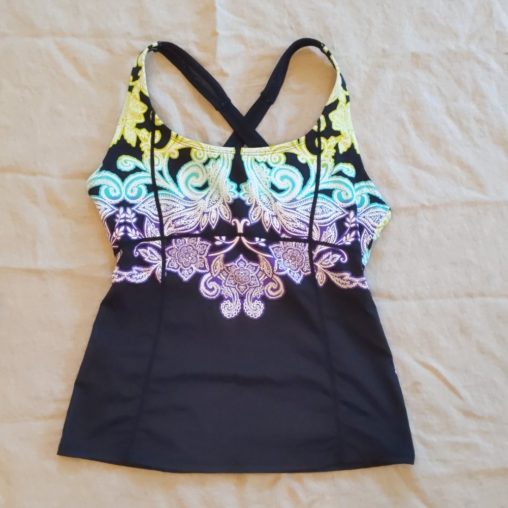 Athleta Racer back Swim Tank